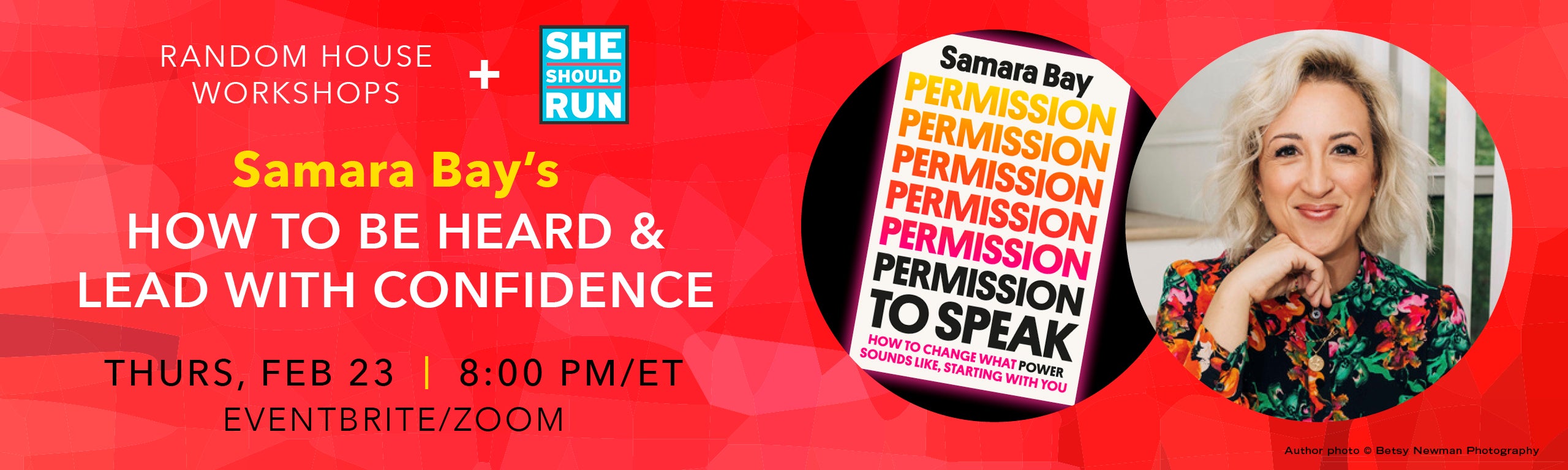 Random House Workshops: Samara Bay’s How to Be Heard & Lead with Confidence