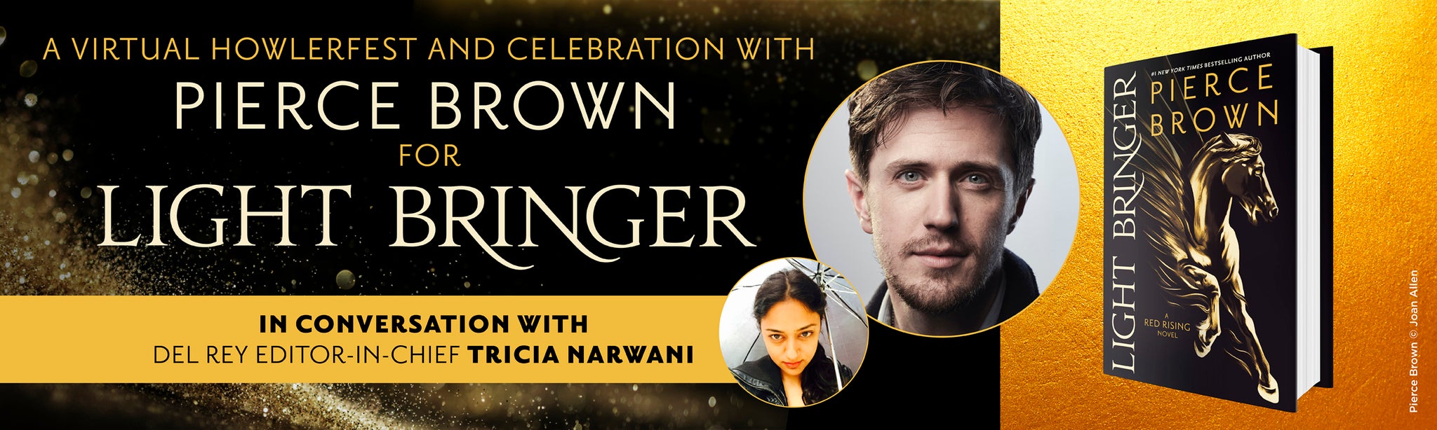A Virtual Howlerfest and Celebration with Pierce Brown for LIGHT BRINGER
